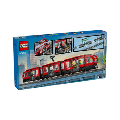 LEGO City Downtown Streetcar and Station - 811 Pieces