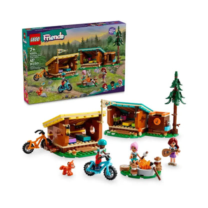Lego Friends Adventure Camp Cozy Cabins - 437 Pieces