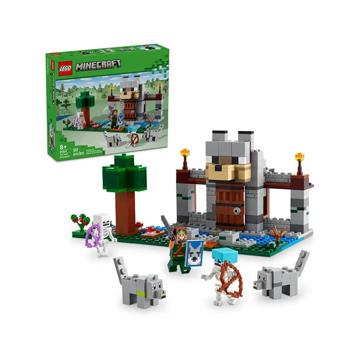 LEGO Minecraft The Wolf Stronghold 312 Pieces