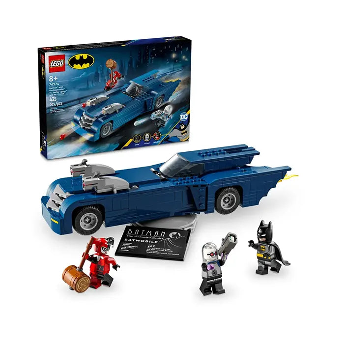 LEGO DC Batman with the Batmobile vs. Harley Quinn and Mr. Freeze - 435 Pieces
