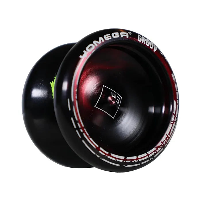 Yomega Groov Pro Level Aluminum Metal Yoyo Black and Red