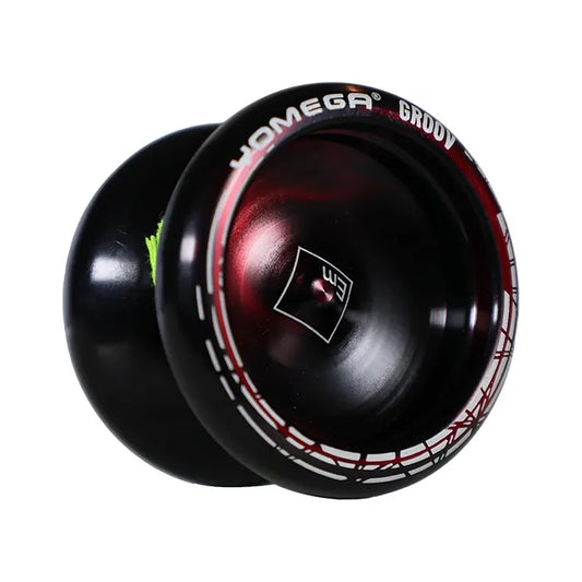 Yomega Groov Pro Level Aluminum Metal Yoyo Black and Red