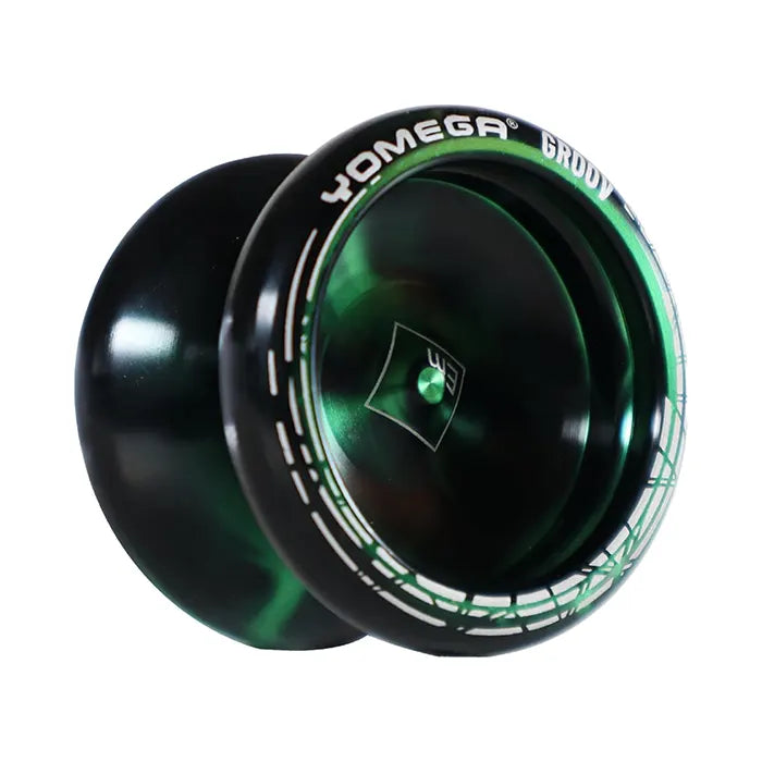 Yomega Groov Pro Level Aluminum Metal Yoyo Black and Green