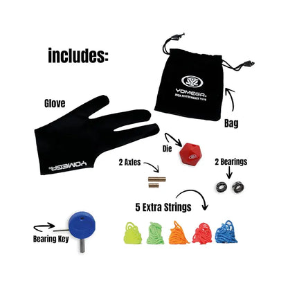 Yomega Groov Pro Level Aluminum Metal Yoyo Black and Green