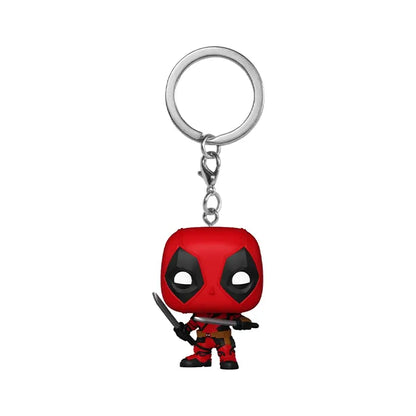 Funko Pop Keychain Marvel Deadpool &amp; Wolverine Deadpool