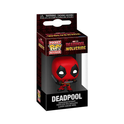 Funko Pop Keychain Marvel Deadpool &amp; Wolverine Deadpool