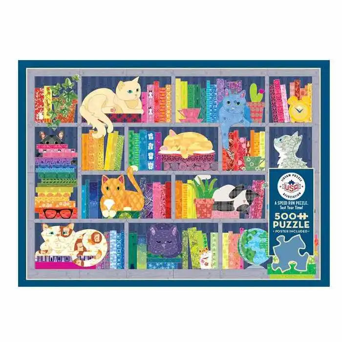 Cobble Hill Rainbow Cats Puzzle 500 Pieces