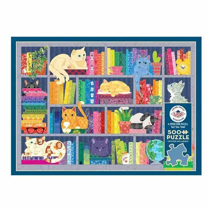 Cobble Hill Rainbow Cats Puzzle 500 Pieces