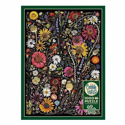 Cobble Hill Flower Press Happiness Puzzle 1000 Pieces