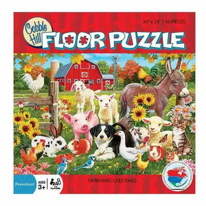 Cobble Hill Farmyard Greetings Puzzle 36 Pieces