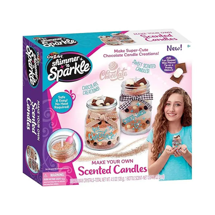 Cra Z Art Shimmer N Sparkle Make Your Own Scented Candles Chocolate