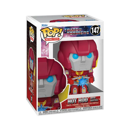 Funko Pop Retro Toys Transformers Hot Rod with Matrix