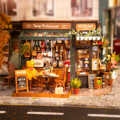 Rolife Tipsy Restaurant DIY Miniature House