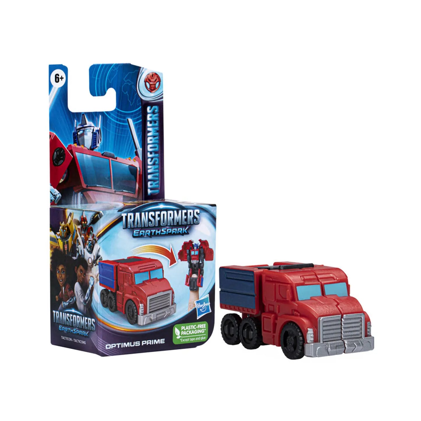 Transformers Toys EarthSpark Tacticon Optimus Prime Action Figure