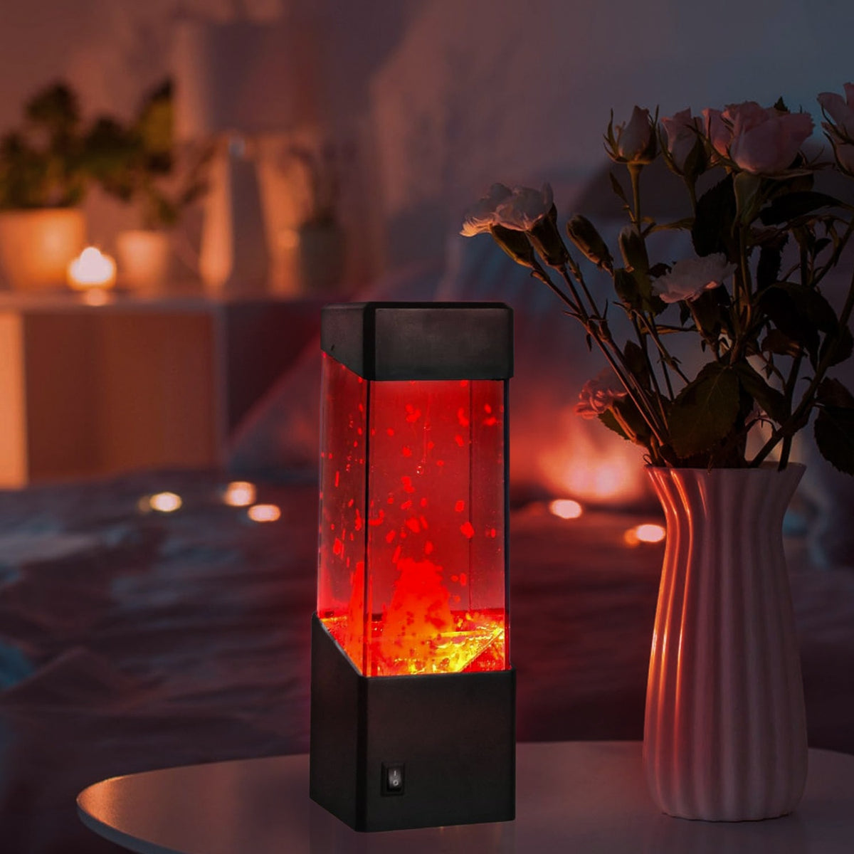 Tradeopia 9 Inch LED Volcano Lamp