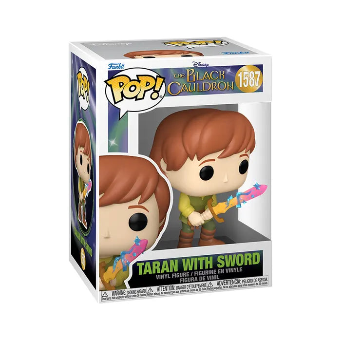 Funko Pop The Black Cauldron Horned Taran with Sword