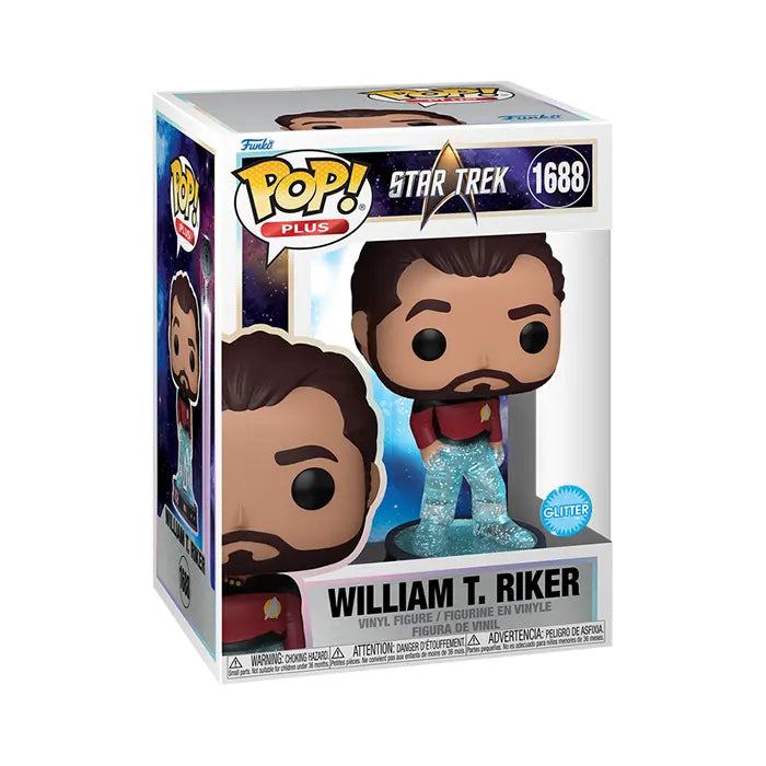 Funko Pop Plus William T. Riker (Transporter) (Glitter)