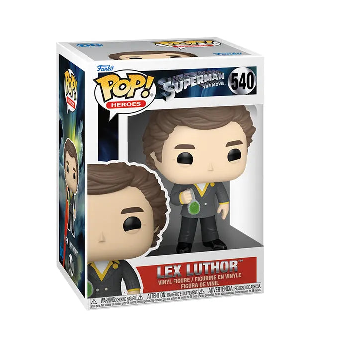 Funko Pop Heroes Superman Lex Luthor with Kryptonite Necklace (1978)