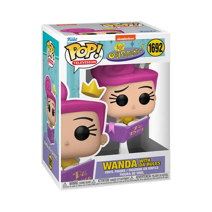 Funko Pop TV The Fairly OddParents Wanda with Da Rules