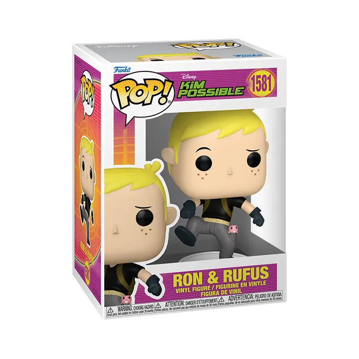 Funko Pop Animation Kim Possible Ron &amp; Rufus