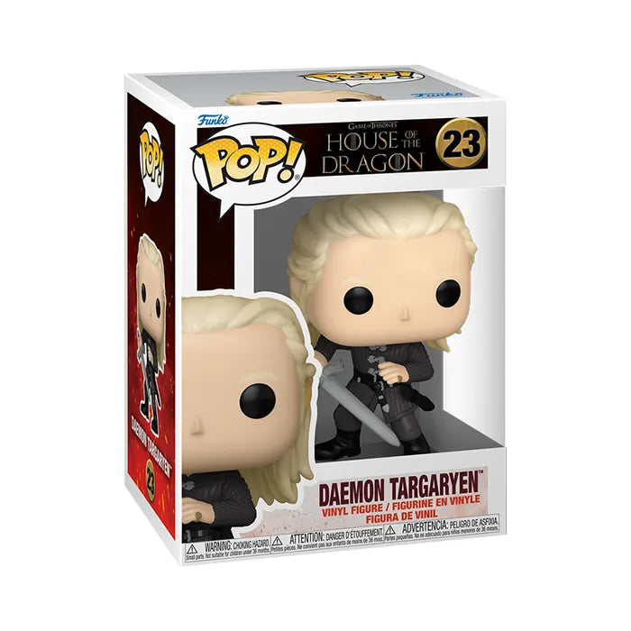 Funko Pop Movies House of the Dragon Daemon Targaryen with Dark Sister