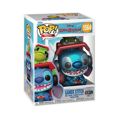 Funko Pop Lilo &amp; Stitch Plus Gamer Stitch (Metallic)