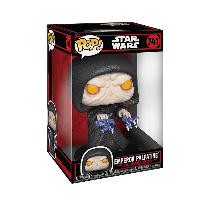 Funko Pop Jumbo Star Wars Emperor Palpatine (Force Lightning)