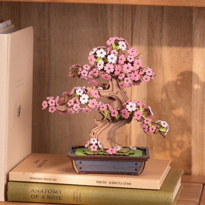 Rolife Sakura Bonsai DIY Wooden 3D Puzzle