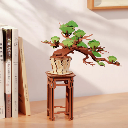 Rolife Evergreen Pine Bonsai DIY Wooden 3D Puzzle