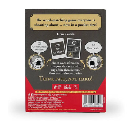 Exploding Kittens Really Loud Librarians Grab And Game