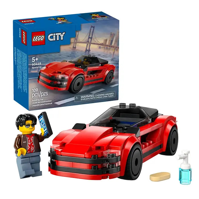 LEGO City Red Sports Car 109 Pieces LEGO City Red Sports Car 109 Pieces