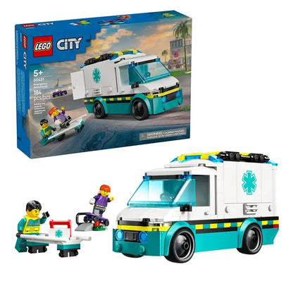 LEGO City Emergency Ambulance 184 Pieces