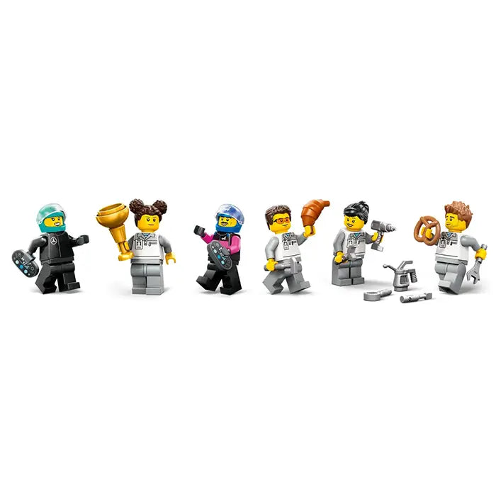 LEGO City F1 Garage And Mercedes AMG And Alpine Cars 678 Pieces