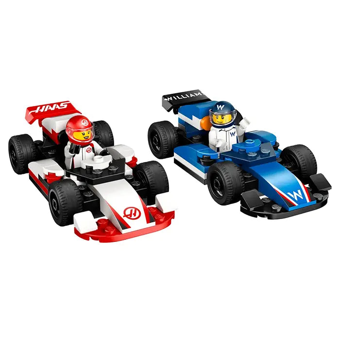 LEGO City F1 Williams Racing And Haas F1 Race Cars 92 Pieces
