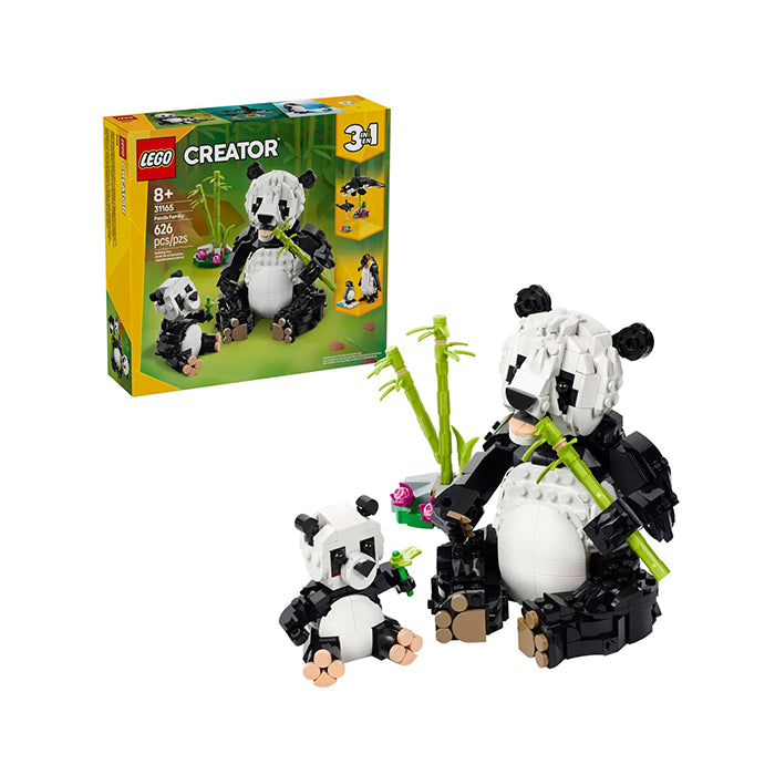 LEGO Creator 3 In 1 Wild Animals Panda Family 626 Pieces