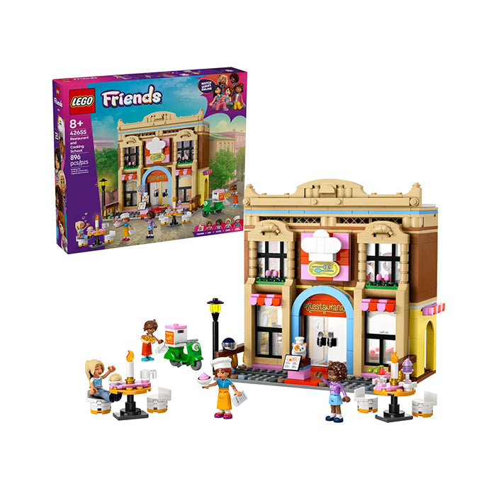LEGO Friends Restaurant and Cooking School 896 Pieces