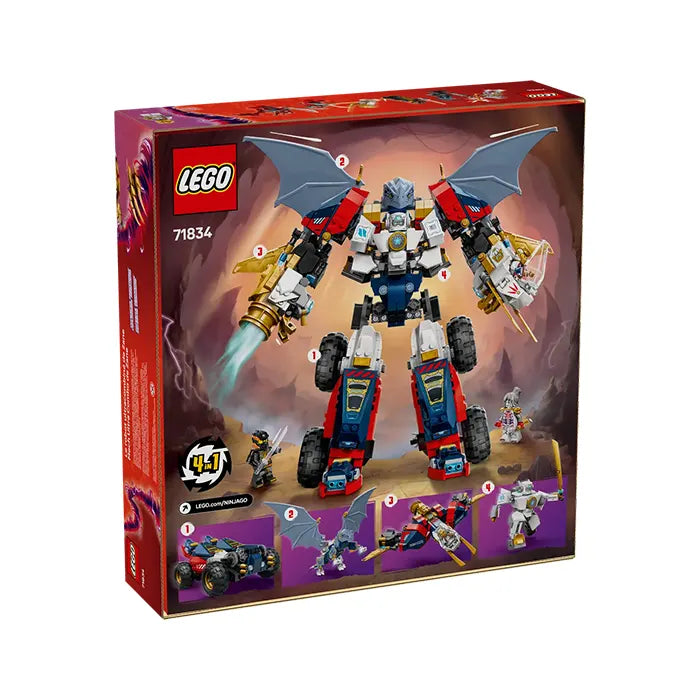 LEGO NINJAGO Zane's Ultra Combiner Mech 1187 Pieces