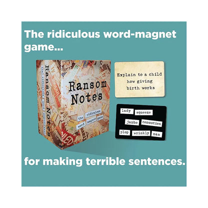 Ransom Notes - The Ridiculous Word Magnet Party Game