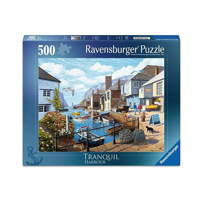 Ravensburger Tranquil Harbour 500 Piece Jigsaw Puzzle