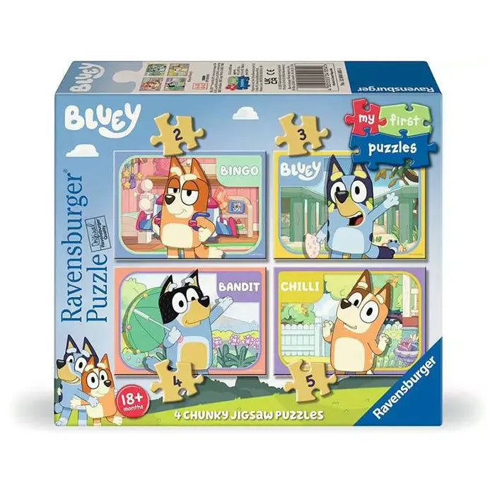 Ravensburger Bluey My First Puzzles 2   3  4   5 Pieces Jigsaw Puzzle