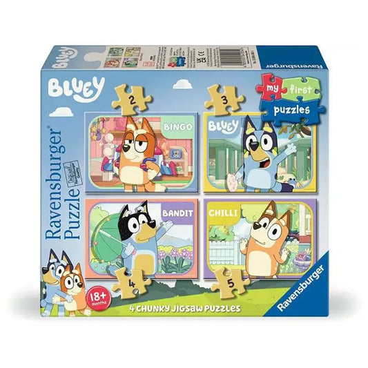 Ravensburger Bluey My First Puzzles 2   3  4   5 Pieces Jigsaw Puzzle
