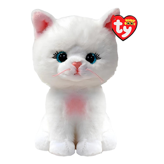 AMELIA WHITE CAT 8" - Beanie Boos Plush
