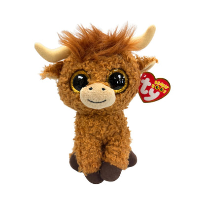 Ty Beanie Boos Alfie The The Highland Cow 6 Inch