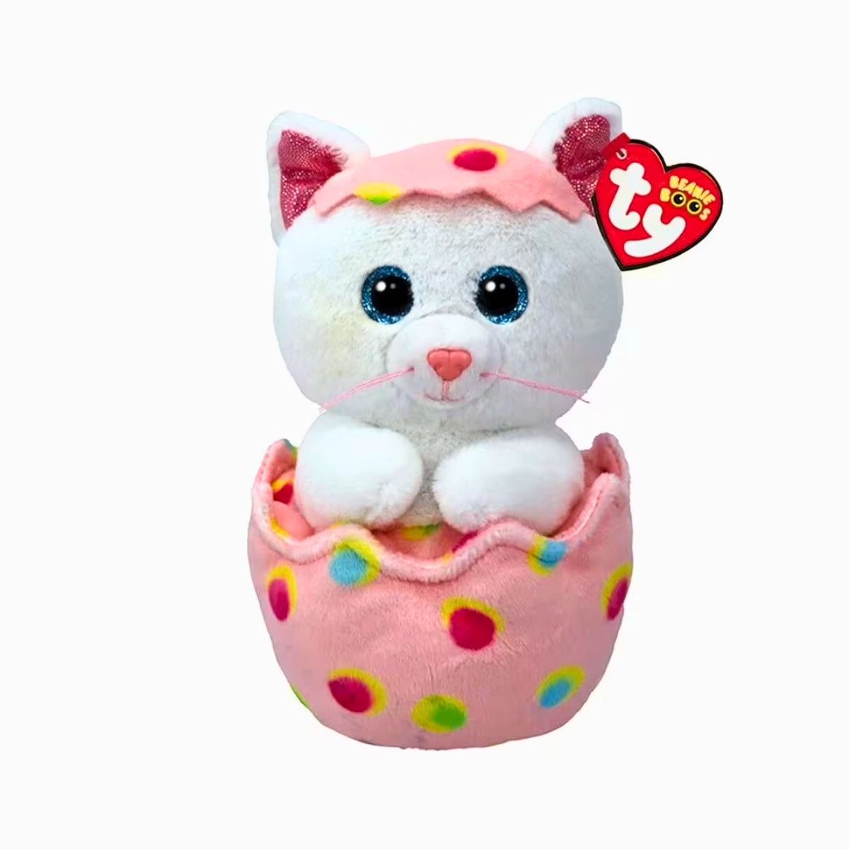 GIGGLES EASTER CAT 8" - Beanie Boos Plush
