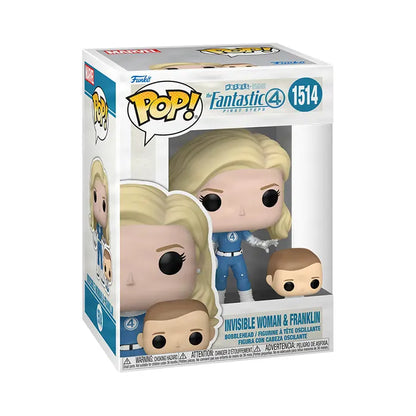 Funko Pop! &amp; Buddy Invisible Woman &amp; Franklin (Fantastic Four: First Steps)