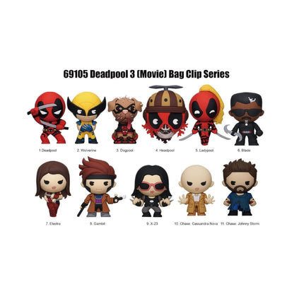 Deadpool Movie Series 3D Foam Bag Clip Blind Bag