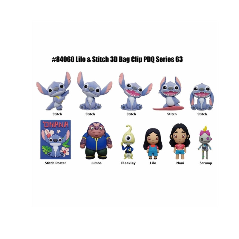 Lilo &amp; Stitch Movie Series 1 Blind Bag - 3D Foam Bag Clip