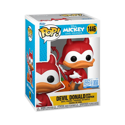 Funko Pop! Mickey &amp; Friends Devil Donald with Pumpkin