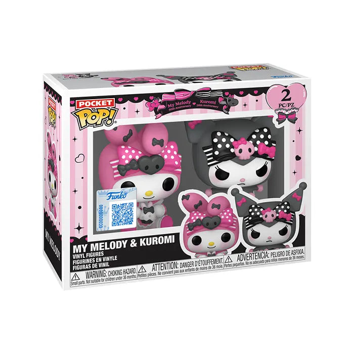 Funko Pocket Pop! My Melody &amp; Kuromi 2-Pack (Anniversary)