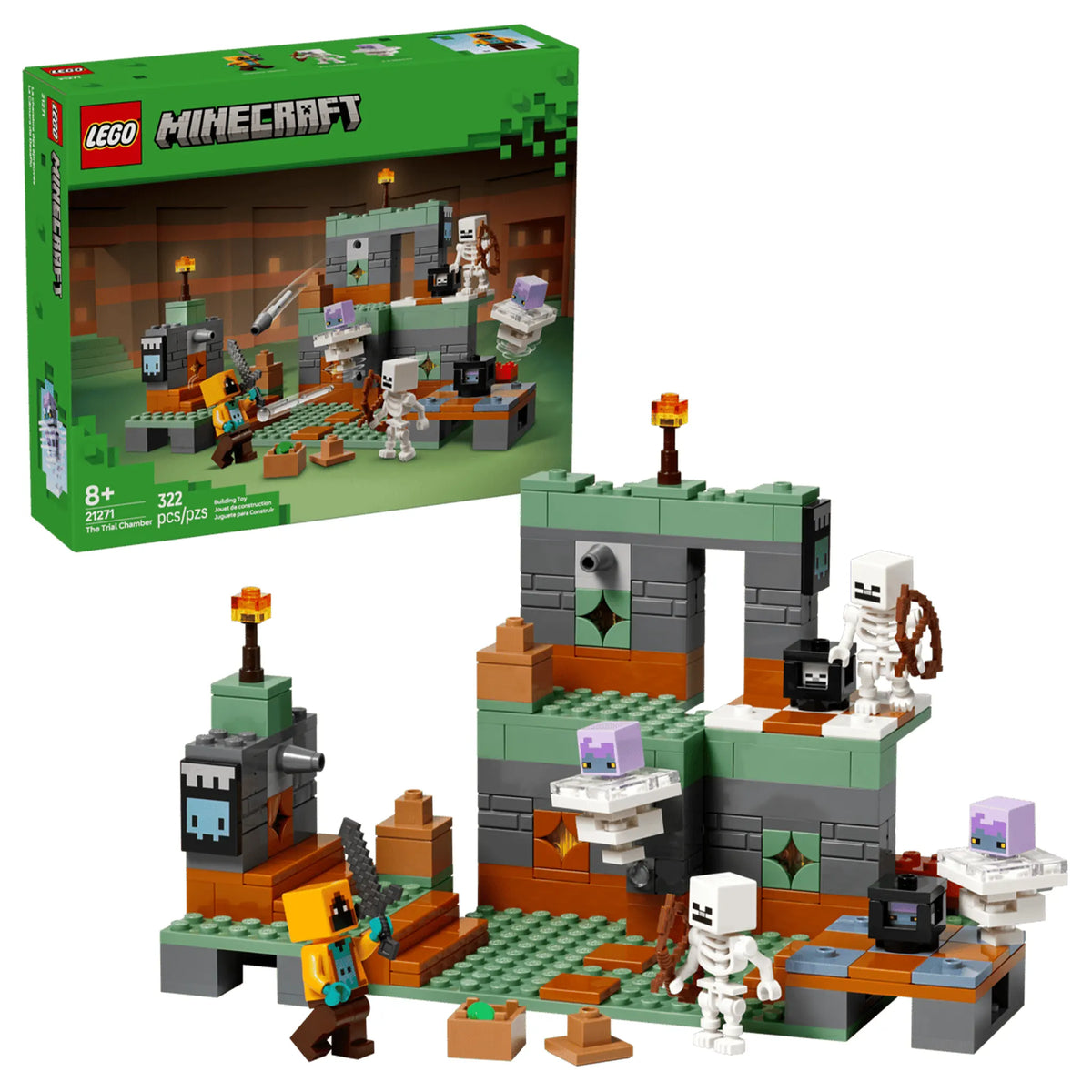 LEGO Minecraft The Trial Chamber 322 Pieces